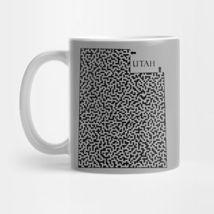 Utah State Outline Maze & Labyrinth Mug